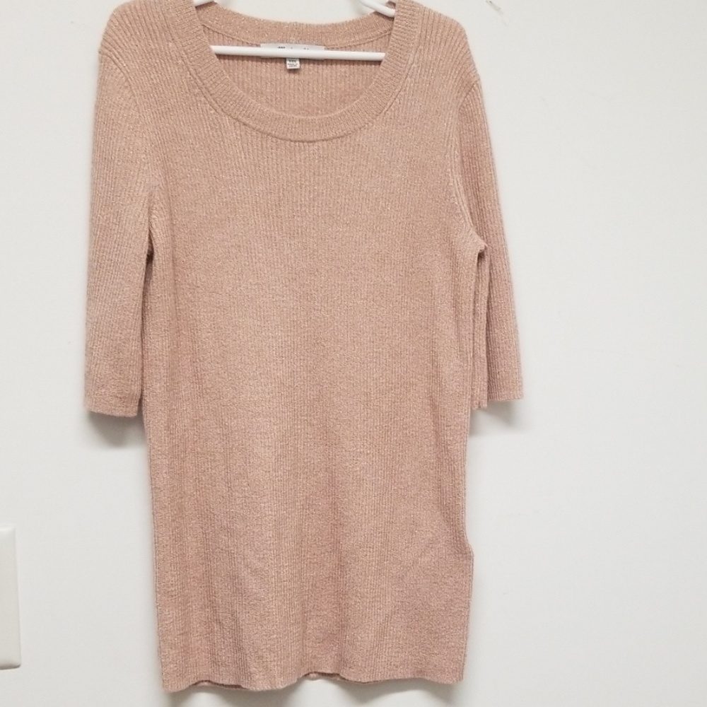 Pink Shiny Sweater Shirt
